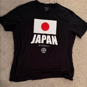 Japanese T-Shirt Legend Brand authentic World Baseball Classic Team Japan XL